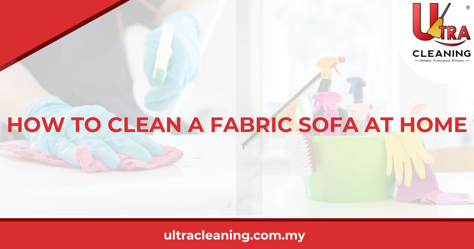 How to Clean a Fabric Sofa at Home