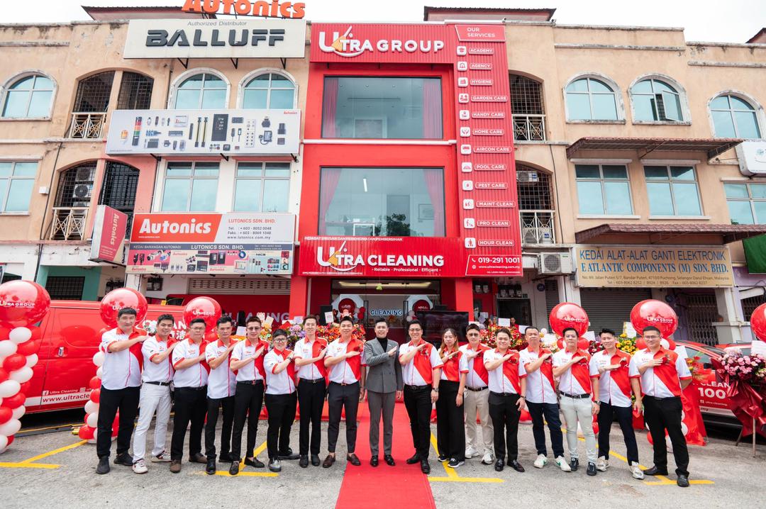 The Ultra Cleaning team at the branch grand opening